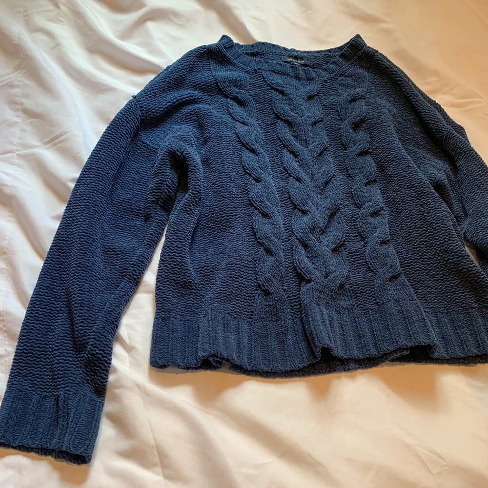 Blue Knit Sweater